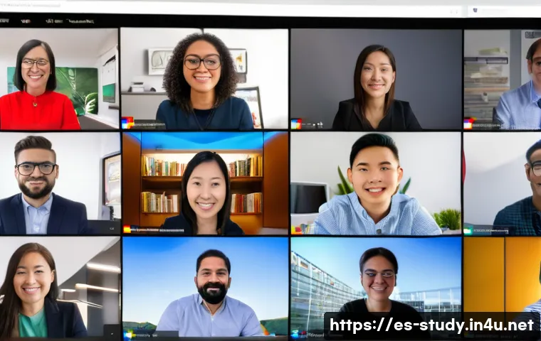 해외연수코디네이터 비즈니스 커뮤니케이션 - A professional multicultural office scene showing a diverse group of international study abroad coor...
